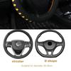 Чехлы на руль автомобиля EVA Punching Car Руль Чехол Диаметр 38 см Универсальный Нескользящий Подходит Для Большинства Автомобилей Car-styling
