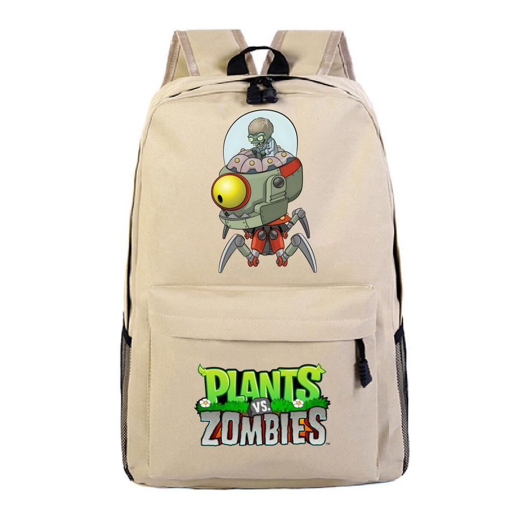 School Bag Plants Vs. Zombies Game Merchandise Personalized Printed Backpack