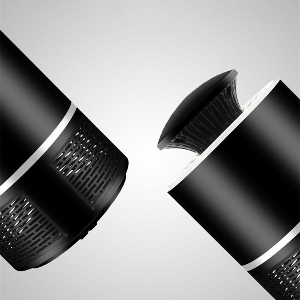 Бесшумная лампа от комаров USB-ловушка для насекомых безрадиационный свет (черный)