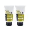 Face Wash - Oily Skin - 2 X 100g (Pack of 2) - With Basil & Key Lime - For Acne-Prone Skin | No SLS | Checks Acne & Blackheads