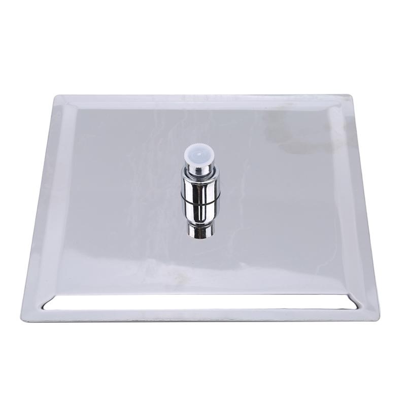 Stainless Steel Ultra-thin Top Spray Supercharged Shower Head