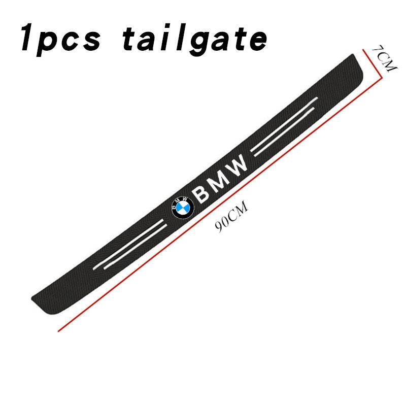BBLB5 Car Threshold Scuff Plate Carbon Fiber Sill Protector Stickers For BMW M e46 e90 e60 f30 f10 e39 e36 g20 g30 f20 e87 Accessories