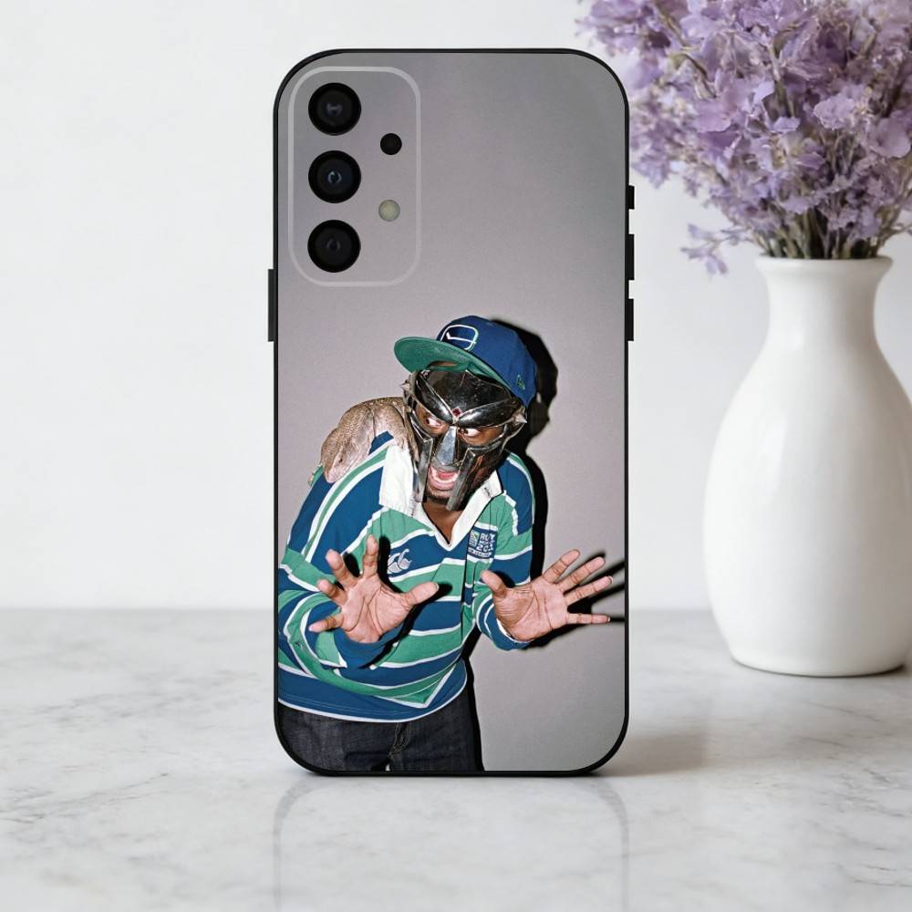 Чехол для телефона M-MF-DOOMs-RapperS для Samsung Galaxy A73,A72,A71,A70,A53,A52,A51, Мягкий черный силиконовый чехол