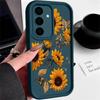 Чехол с подсолнухами для Samsung Galaxy S25 S24 Ultra Edge S23 S22 Plus S21 FE A34 A54 A15 A35 A55 A16 A26 A36 A56 5G Capa