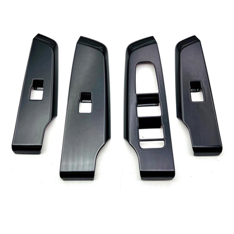 RHD для Mitsubishi Outlander 2022 2023 ABS черный автомобильное оконное стекло кнопка подъема переключатель крышка накладка дверной подлокотник панель