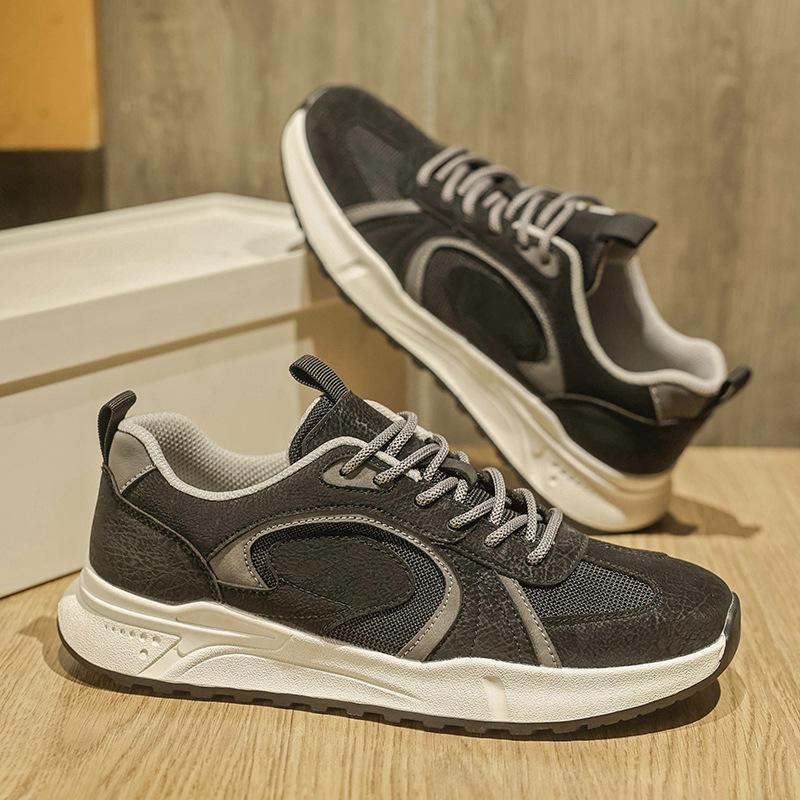 2026 spring new men's shoes trendy brand high sense versatile running non-slip sports casual lightweight thick-soled Forrest Gump shoes