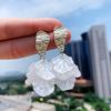 Bohemian Lady's Tide Flower Elegant Temperament Pendant Long Temperament Super Fairy Earrings