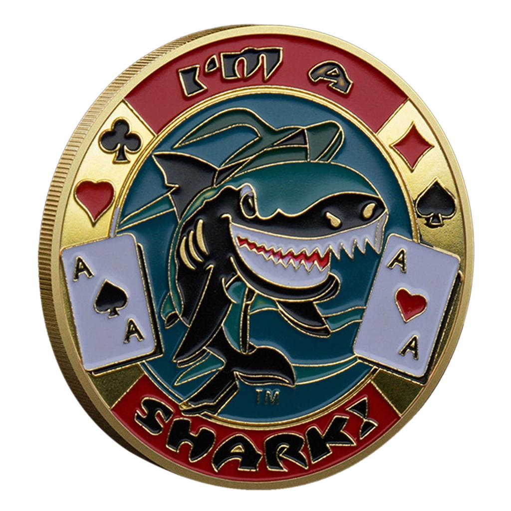 Защитные приспособления для покерных карт Монеты Коллекционные предметы Настольные игры Защитные приспособления для покерных карт Металлические фишки для покера Монеты Аксессуары для покера