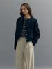MOAT Classic Button Tweed Jacket (Mout Black)