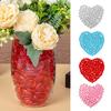 250 шт. акриловые искусственные хрустальные полупрозрачные сердца в форме сердца искусственные драгоценные камни наполнитель для вазы
