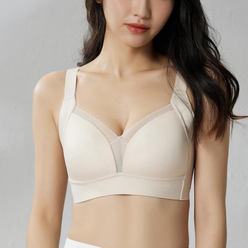Нижнее белье женские тонкие регулируемые бюстгальтеры с кружевом, собирающие антипровисание