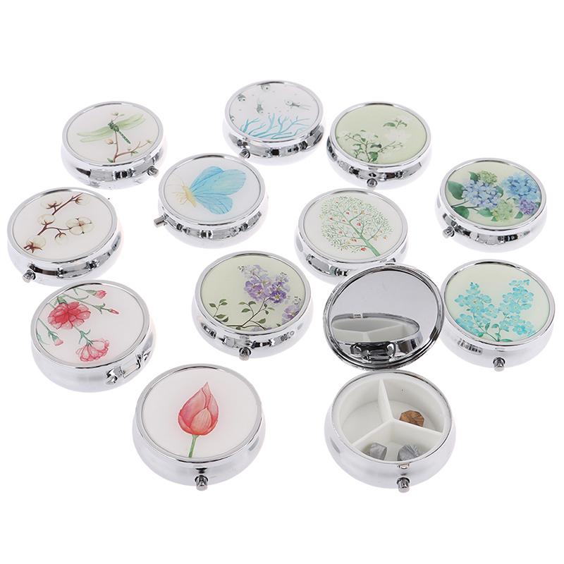 Органайзер для лекарств, портативная коробка для таблеток, контейнер для хранения косметики, складной чехол для таблеток