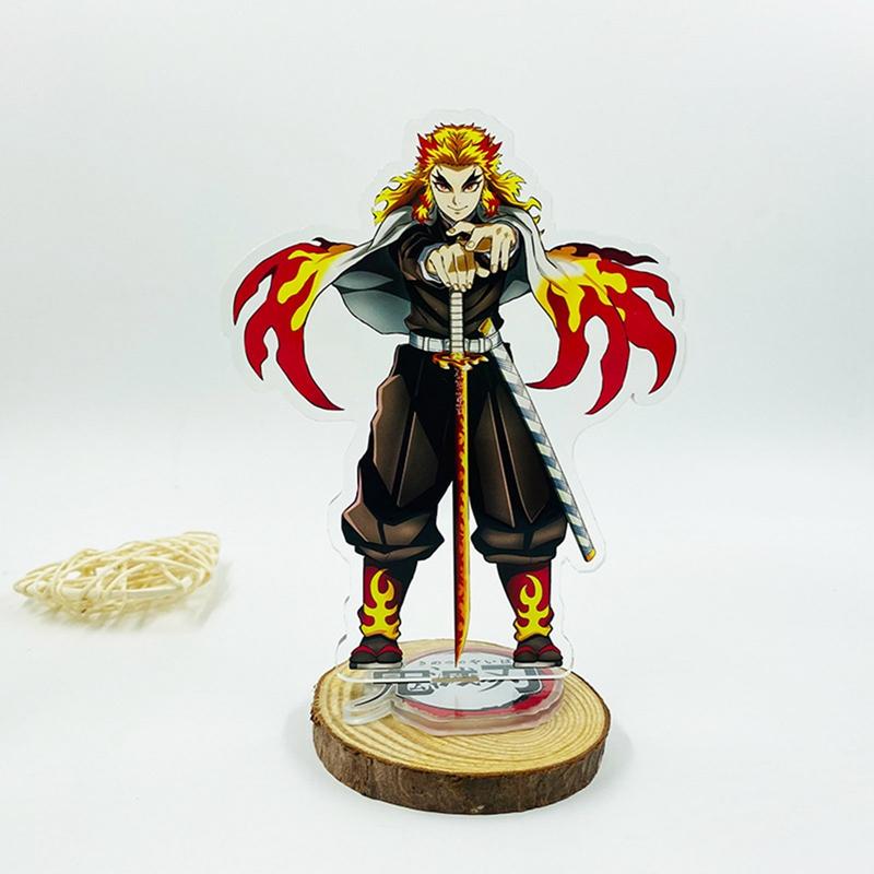 Аниме Demon Slayer мультипликационный персонаж прозрачная акриловая подставка кукла модель игрушки настольное украшение подарок