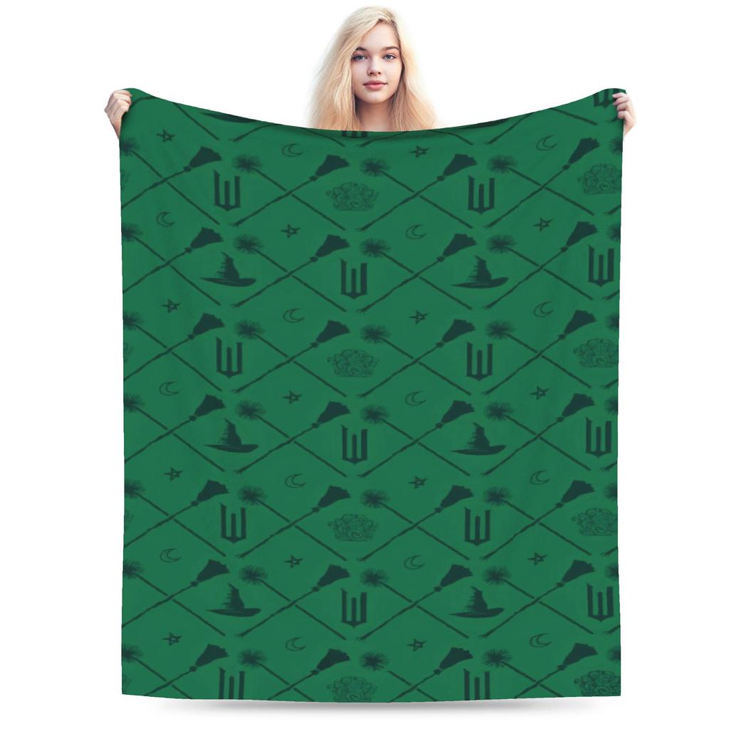 W-Wicked 2 Musical Movie Glinda Elphaba Blanket Soft Novelty Plush Throw Blanket For Boy Girl Couch Chair Cover