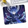 Игровой коврик для мыши Genshin Impact Flins Маленький коврик с заблокированным краем Для геймеров Настольный коврик для компьютера Прямоугольный Противоскользящая резина
