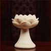 1шт керамический подсвечник в виде лотоса для домашнего использования, основание лампы с буддийским маслом, украшение для дома по фен-шуй