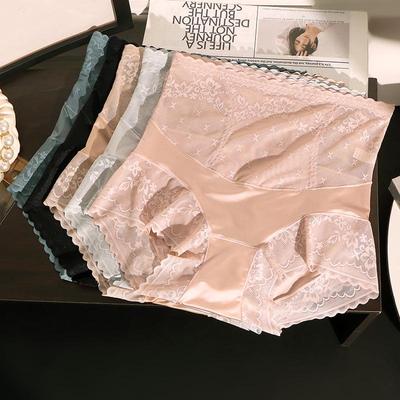 Бесшовные трусики с высокой талией из шелка тутового дерева для контроля живота и подтяжки бедер для женщин – Сексуальные, дышащие и удобные.