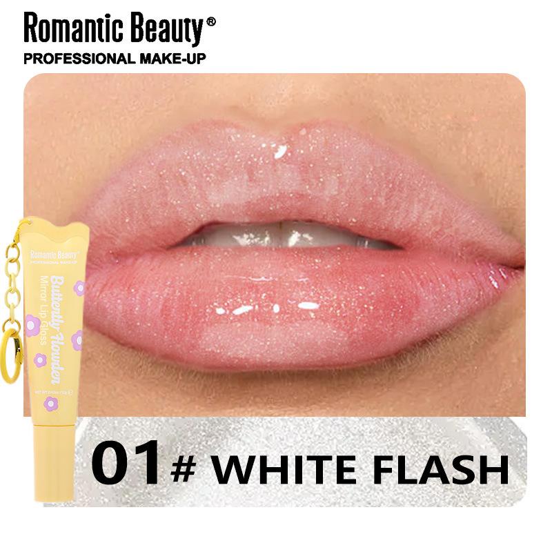 RMT Tinted Lip Glaze Moisturizing Lip Oil Mirror Watery Lip Glaze with Hook Lip Makeup