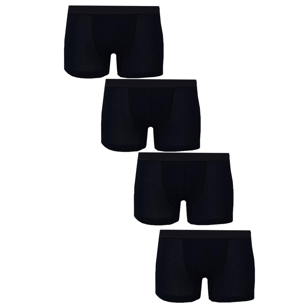 Набор из 4 мужских трусов-боксеров из лайкры, тонких экономичных хлопковых трусов кальсоны