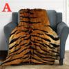 Animal Skins Blankets Leopard Tiger Stripes 3D Printed Blanket Throw Blanket Nap Blanket Winter Blanket#