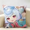 Sigewinne Genshin Impact Cushion Cover Natural Linen Organic Fabric DoubleSided Printing Room Sofa Decor Pillow Case