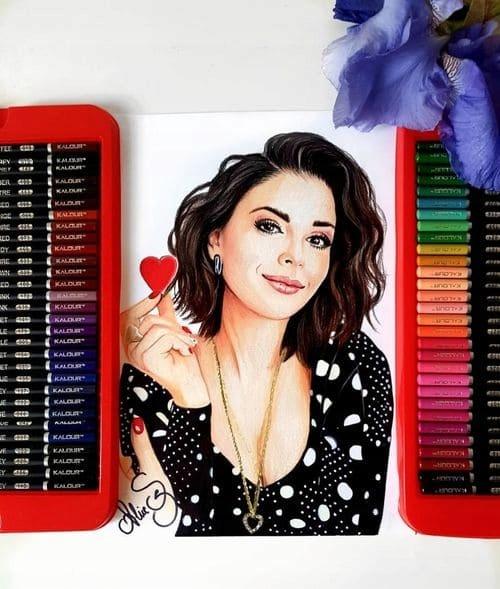 Kalour professional colored pencils set of artistic colored pencils
