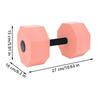 1 pair EVA Water Dumbbell Pool Exercise Floating Dumbbell Aquatic Exercise Dumbbells Water Sports Aerobic Fitness Equipment
