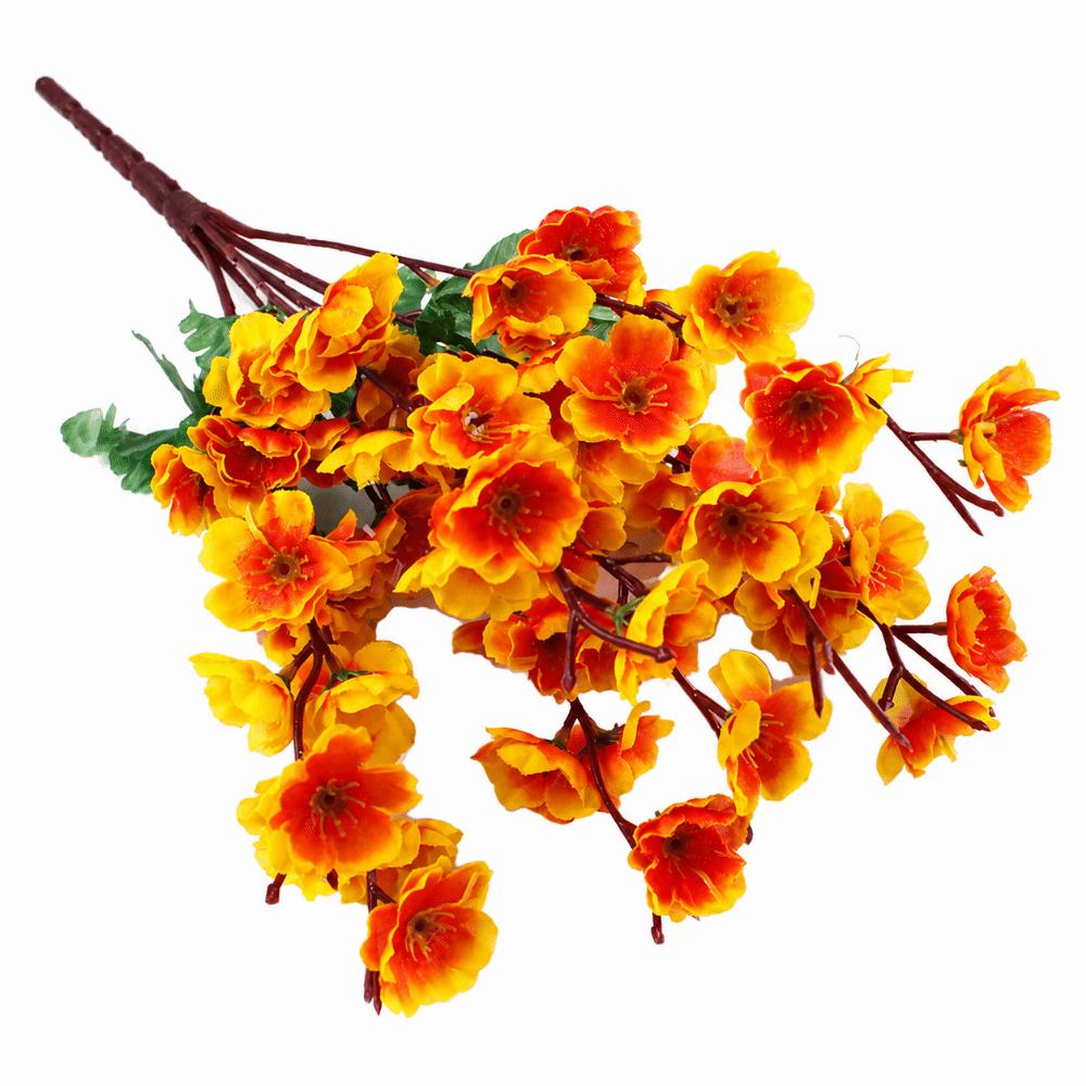 Green Leaves Artificial Flower Branches Multicolor Decorative Flower Faux Flower Home Decoration