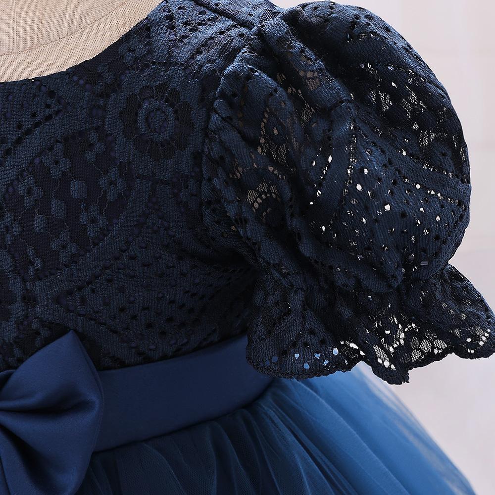 Праздничные платья для маленьких девочек, вечернее платье принцессы с бантом на первый день рождения, платье принцессы для выпускного вечера, детское платье для девочек, свадебная одежда, платье