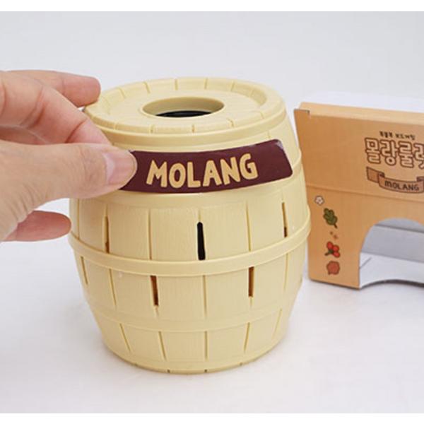 Мини настольная игра B&C Molang Roulette, разные цвета