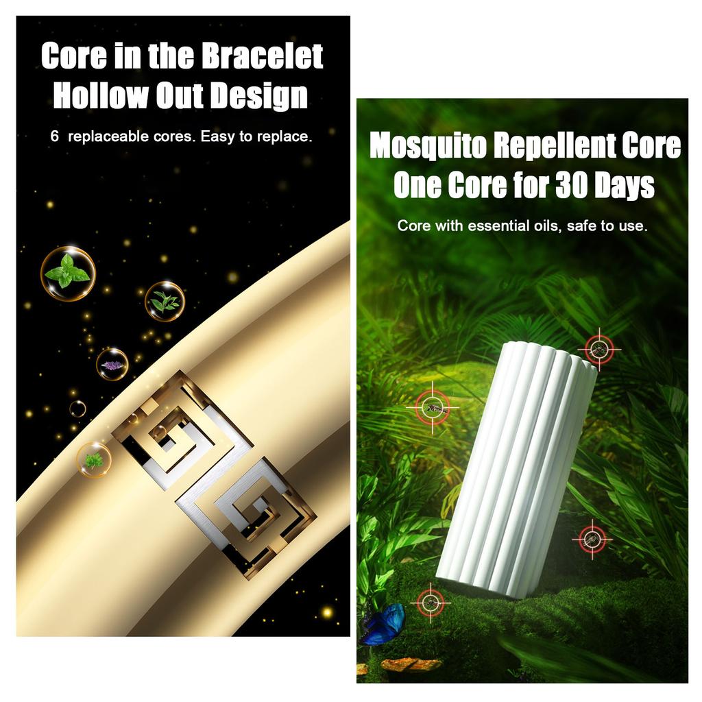 Браслеты от комаров Эфирные масла Водонепроницаемые уличные браслеты без ДЭТА