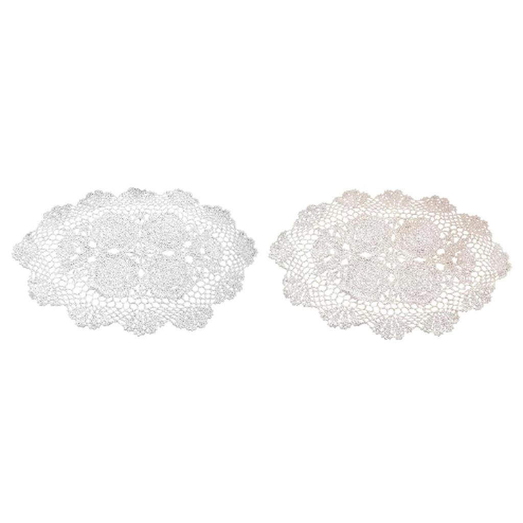 Вязаная крючком кружевная салфетка нескользящая креативная салфетка для свадебного декора дома праздник