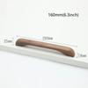 Solid Wood Cabinet Door Handle Retro Solid Wood Children's Room Style Cabinet Shoe Cabinet Drawer Single Hole Wooden Handle