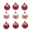 12PCS 6cm Christmas Ball Pendant Plastics Christmas Supplies New Xmas Tree Ornament  Merry Christmas