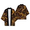 Fashion Anime Dragon Print Cardigan Kimono Harajuku Women Men Yukata Female Japanese Streetwear Traditional Cosplay Haori