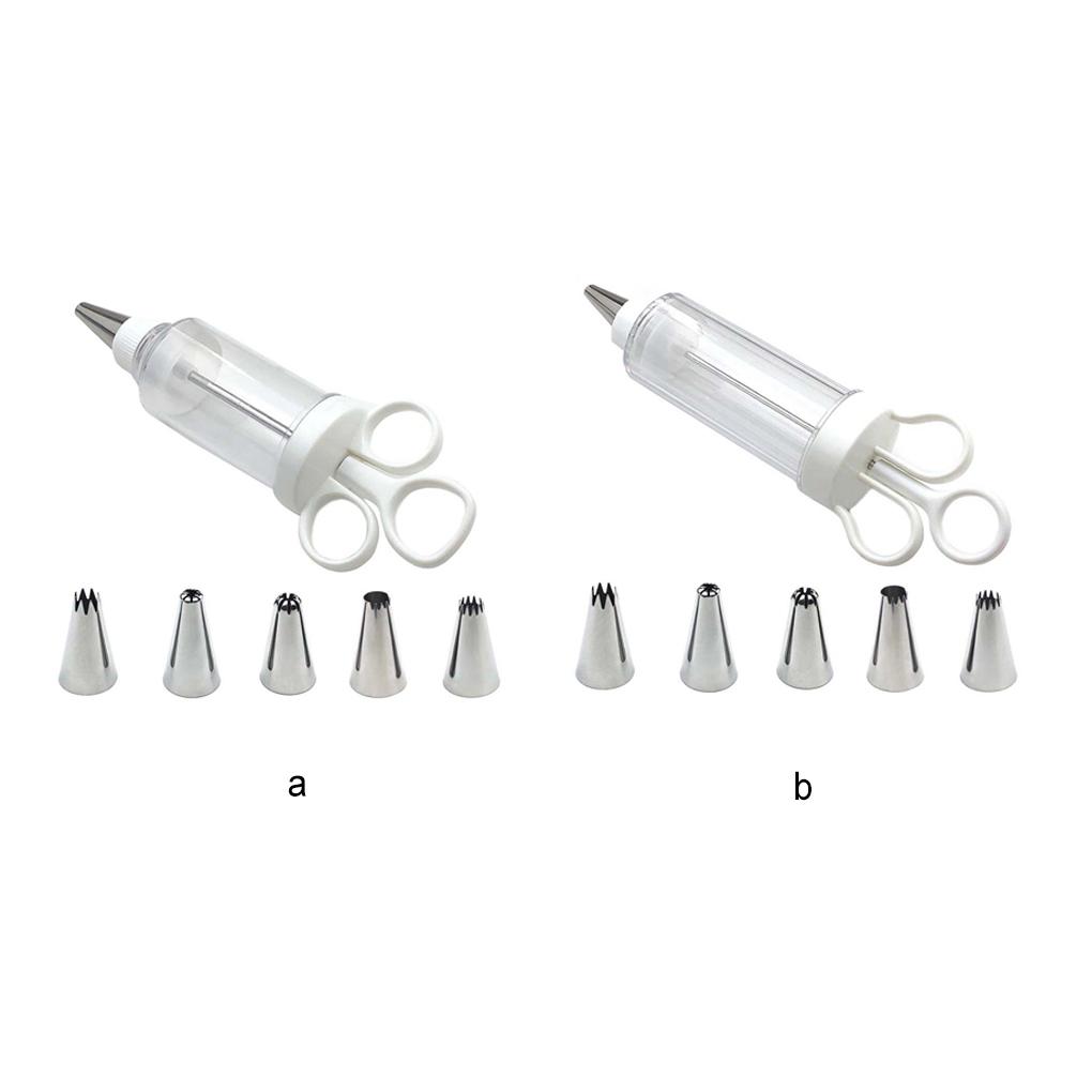 Украшения десертов с помощью набора насадок из нержавеющей стали Насадки для глазури Самостоятельная сборка диспенсера Выпечка кондитерских изделий Украшения для печенья