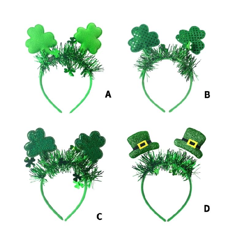 Irish Festival Headband Hairband Patricks Day Party Costume Accessories for Men Women Cosplay Theme Parties Photography