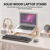 Solid Wood Laptop Stand Removable Vertical Bracket Cooling Base For Macbook Air Pro Accessories Convenient