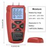 Two-Pin Digital Wood Moisture Meter High-Precision Timber Paper Humidity Tester LCD Display Bamboo Damp Detector