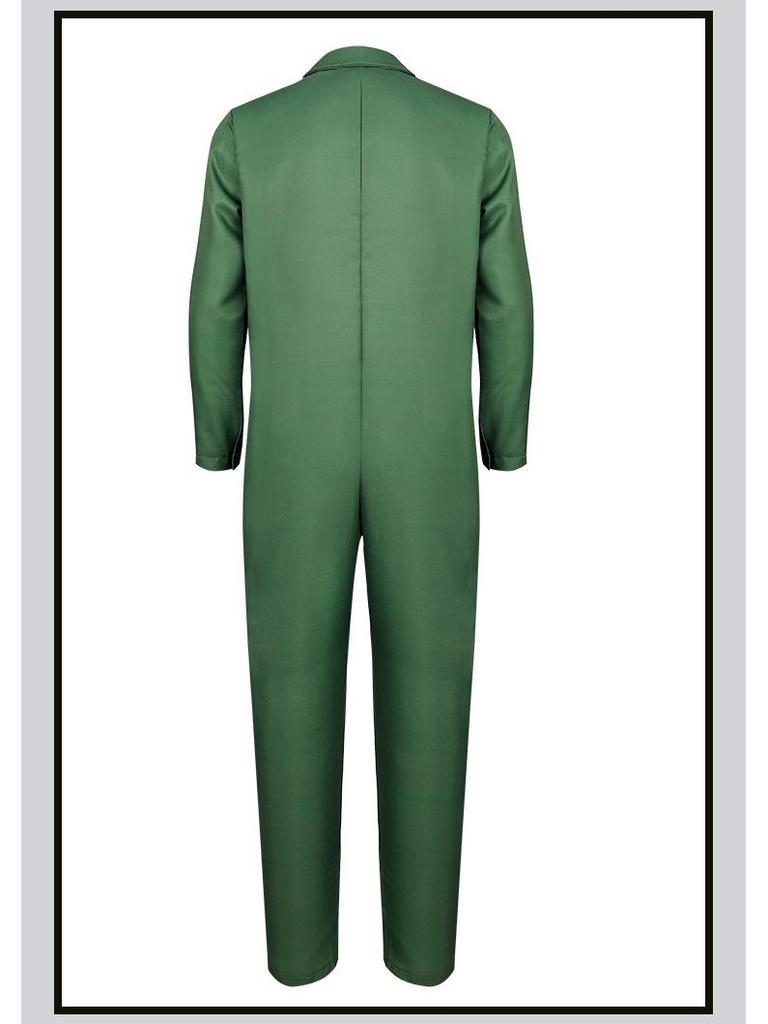 Армейский зеленый костюм пилота Top Gun на Хэллоуин для вечеринок и выступлений