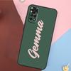 Персонализированный чехол с индивидуальным именем и подписью для Redmi Note 12 Pro 8 9 10 11 Pro Note 9S 10S 11S 8T Redmi 10 12C 9C 10A 10C