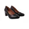 Womens/Ladies Melrose Faux Leather Medium Block Court Shoes