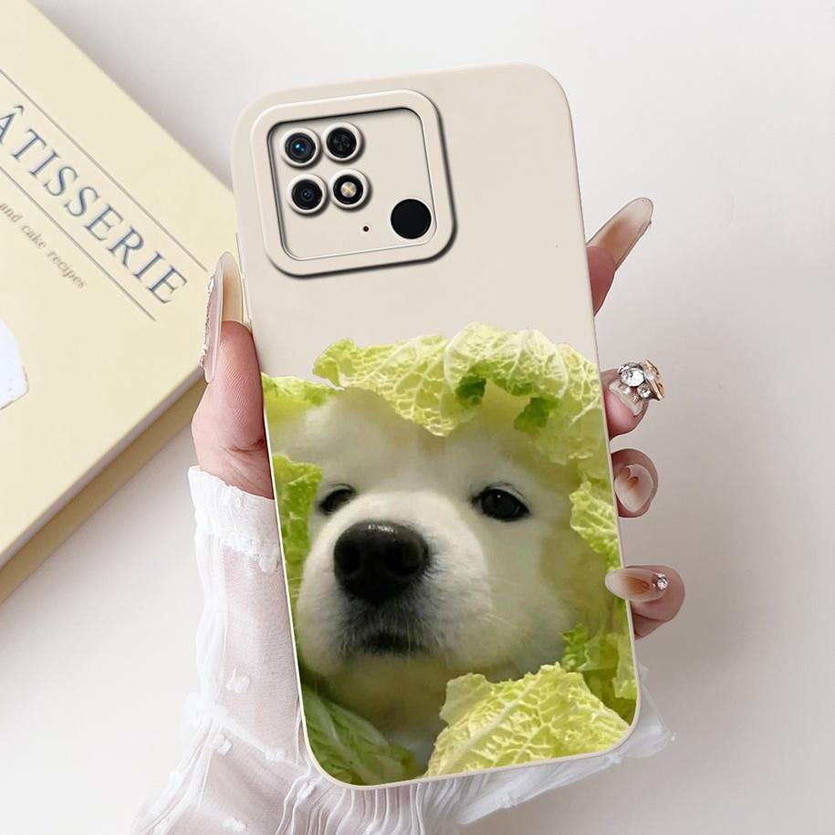 For Xiaomi Redmi 10C Case Popular Flower Camera Protection Funda Soft Silicone Phone Case For Redmi 10 Power Cover Redmi10C Capa