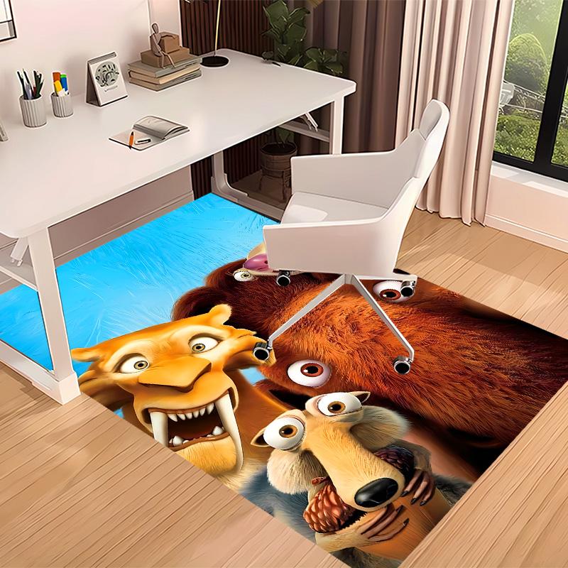 Ice Age Continental Drift1 Printed Absorbent Washable Carpet, Non-Slip Bathroom Mats, Kitchen Rugs, Yoga Mat,Living Room Entrance, Camping Picnic Rugs