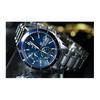 Casio Edifice Ocean Heart Classic Трехстрелочный Трехглазый Часы на Солнечной Батарее Кварцевые Мужские Часы Синие EFS-S510D-2AVUPR