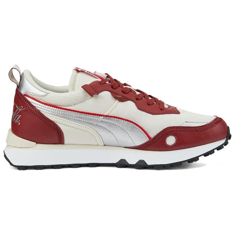 Кроссовки унисекс Coca-Cola x Puma Rider FV Насыщенный красный серебристый Ivory-Glow 387023-01