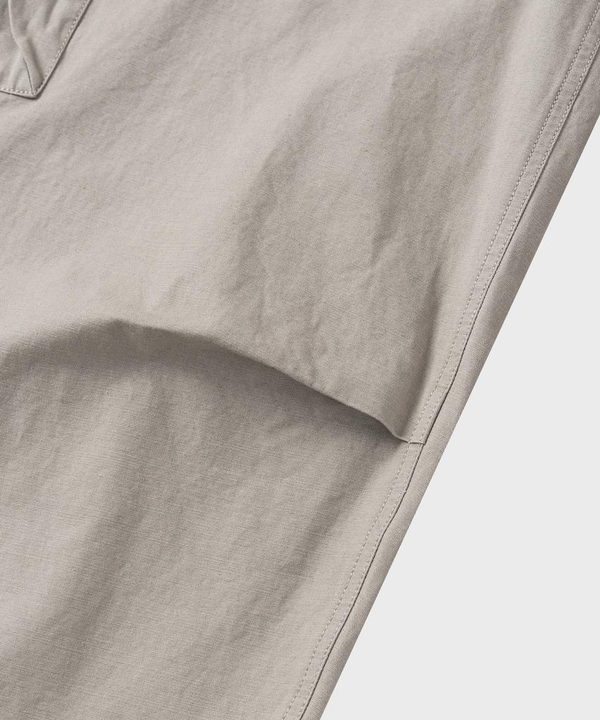 NONBLANK Washed Wide Curved Cargo Pants_Beige