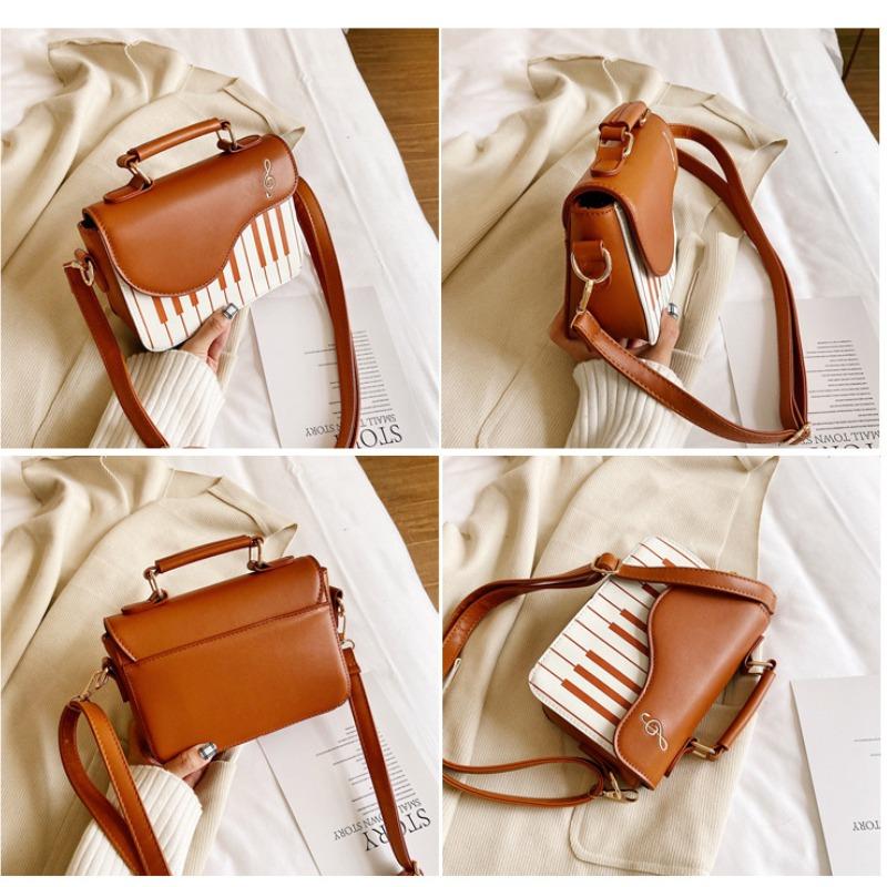 Fashion Women Shoulder Bags Piano Style Lady Bag PU Leather Handbags Casual Woman Girls Tote Bags Billfold Wallet Flap Bag