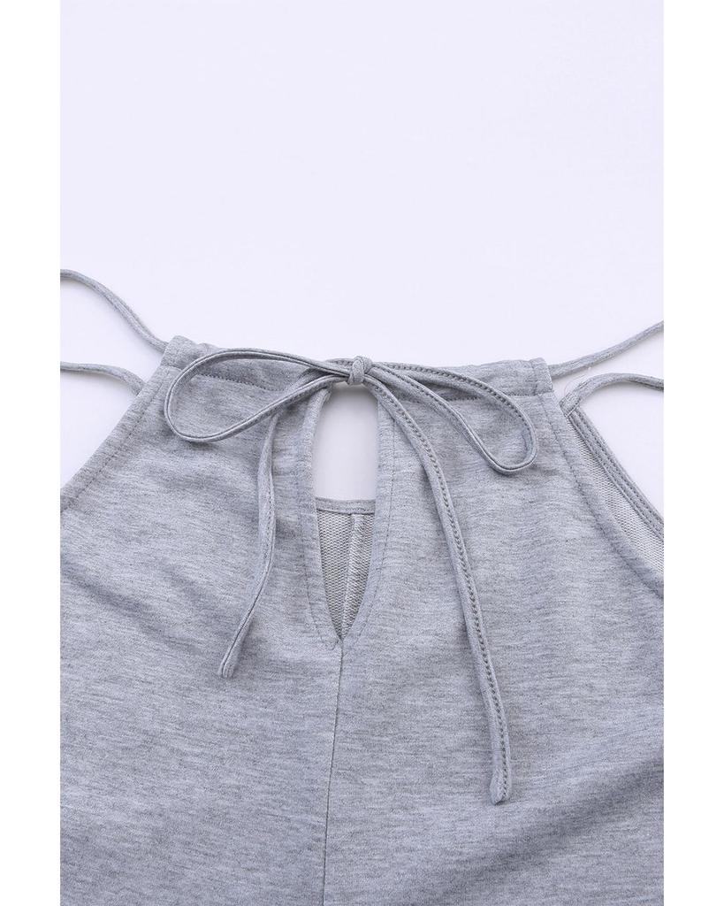 Azura Exchange Комбинезон на бретельках с широкими штанинами и боковыми карманами