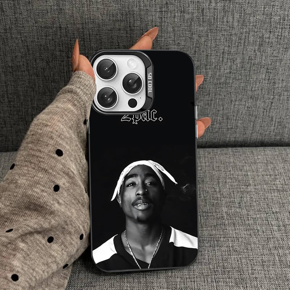 Чехлы для телефона в стиле хип-хоп 2Pac для iPhone 17 16 15 14 13 12 11 Plus Pro Max Pro Цветные матовые чехлы